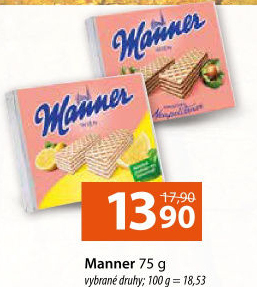 Oplatky Manner