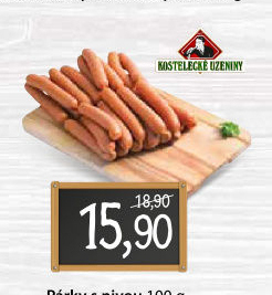 Párky s nivou Kostelecké uzeniny