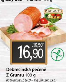 Pečeně debrecínská Z Gruntu