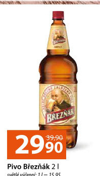 Pivo světlé výčepní 10° Březňák