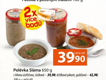 Polévka s hlívou ústřičnou Sláma