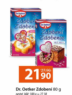 Posypové zdobení Dr. Oetker