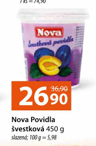 Povidla švestková Nova