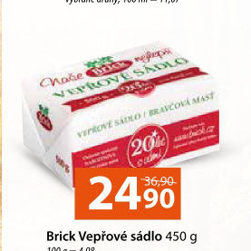 Sádlo vepřové Brick