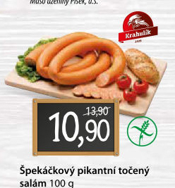 Salám špekáčkový pikantní točený Krahulík