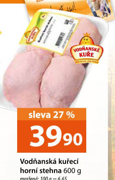 Stehna kuřecí mražená Vodňanské kuře