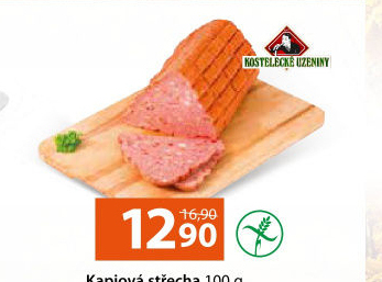 Střecha kapiová Kostelecké uzeniny