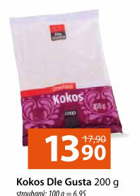 Strouhaný kokos Dle Gusta