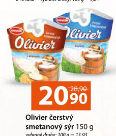 Sýr čerstvý smetanový ochucený Olivier Kapucín
