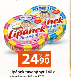 Sýr tavený Lipánek