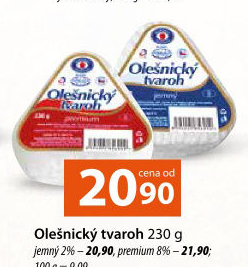 Tvaroh jemný Olešnický Moravia