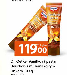 Vanilková pasta Dr. Oetker