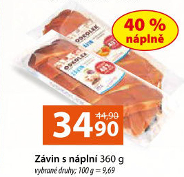 Závin s náplní Odkolek