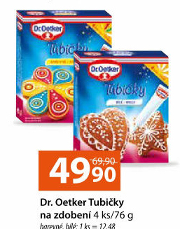 Zdobicí tubičky Dr. Oetker