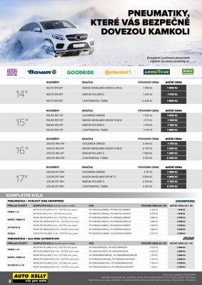 akční leták Auto Kelly 5.11.2019-2.12.2019