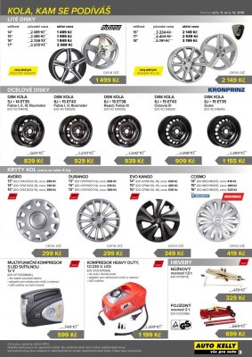 akční leták Auto Kelly 5.11.2019-2.12.2019