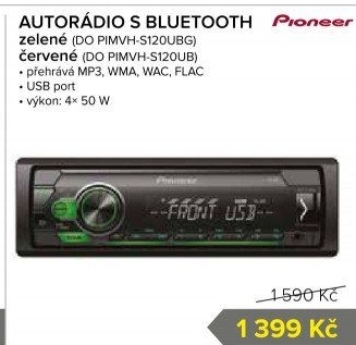Autorádio Pioneer MVH-S120UBG