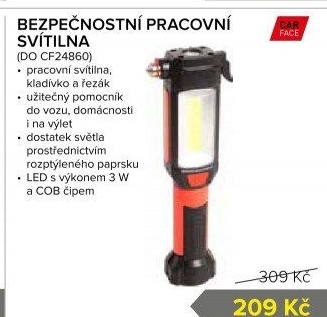Bezpečnostní LED svítilna Carface