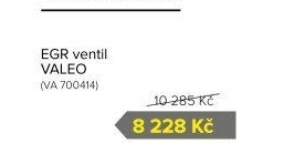 EGR ventil Valeo