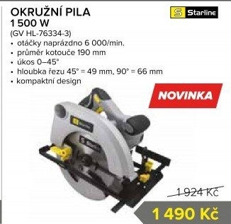 Okružní pila Starline