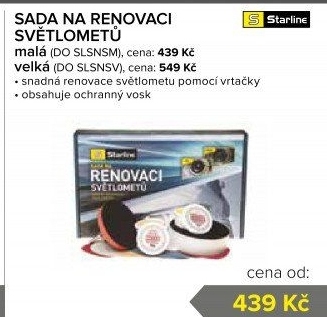 Sada na renovaci světlometů Starline