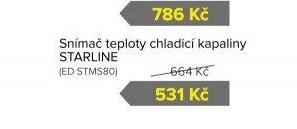 Snímač teploty chladící kapaliny Starline