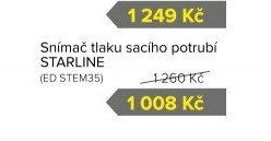 Snímač tlaku sacího potrubí Starline