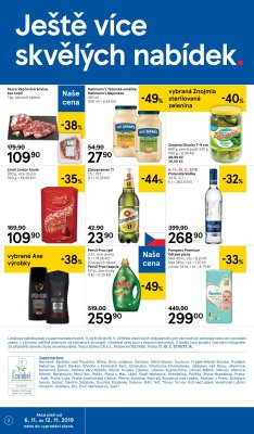 akční leták Tesco 6.11.2019-12.11.2019
