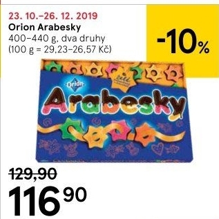 Bonboniéra Arabesky Orion