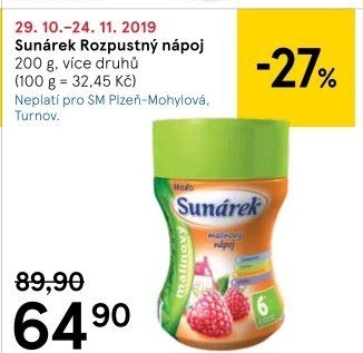 Instantní nápoj Sunárek
