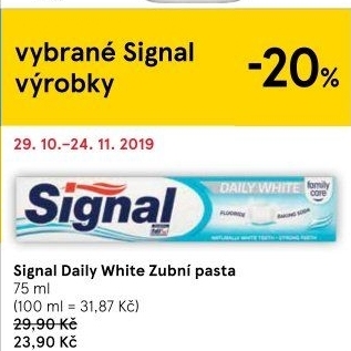 Pasta na zuby Daily White Family Signal