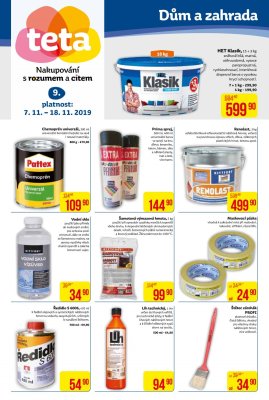 akční leták Teta drogerie 7.11.2019-18.11.2019