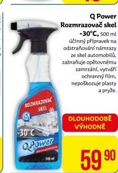 Rozmrazovač skel Q Power