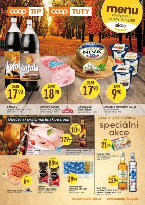 akční leták COOP 6.11.2019-19.11.2019
