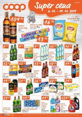 akční leták COOP 6.11.2019-19.11.2019