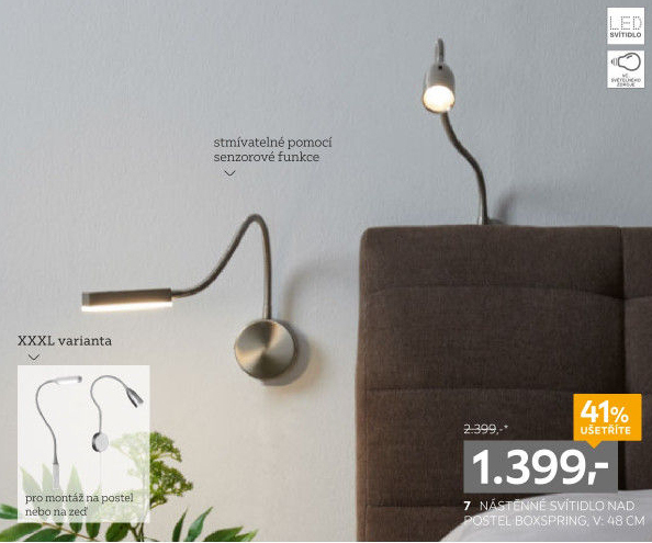 LED NÁSTĚNNÉ SVÍTIDLO