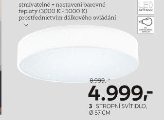 LED STROPNÍ SVÍTIDLO