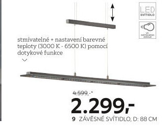 LED ZÁVĚSNÉ SVÍTIDLO