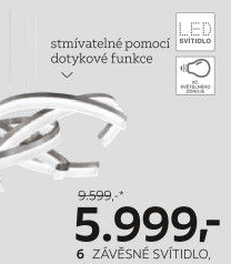 LED ZÁVĚSNÉ SVÍTIDLO