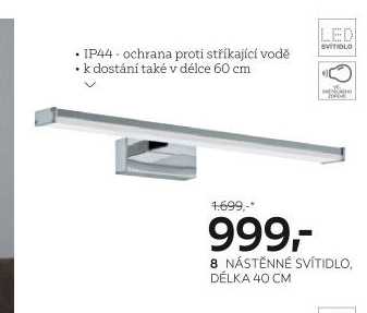 Nástěnné LED svítidlo