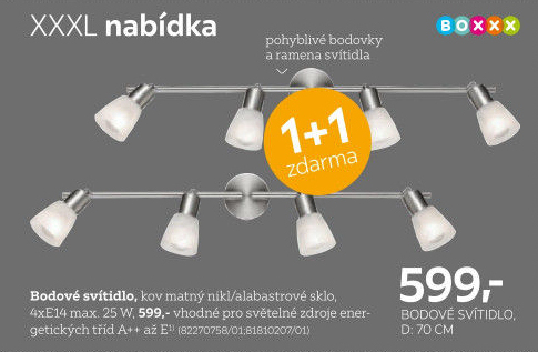 SVÍTIDLO BODOVÉ