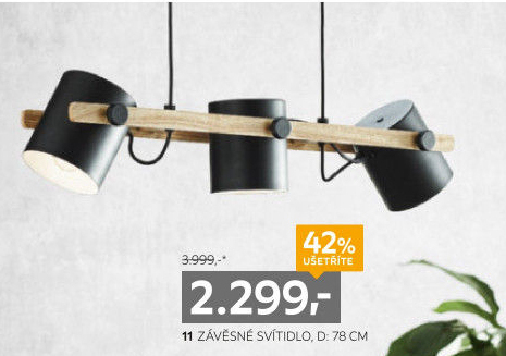 SVÍTIDLO ZÁVĚSNÉ