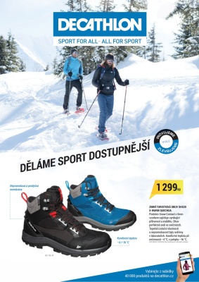 akční leták Decathlon 11.11.2019-31.1.2020