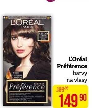 Barva na vlasy Préférence L'