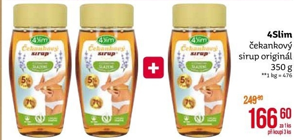Čekankový sirup 4Slim
