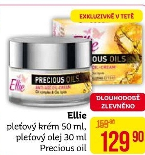 Krém pleťový výživný Precious Oils Ellie