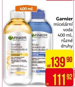Micelární voda Garnier