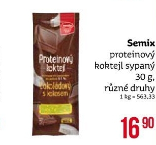 Proteinový koktejl práškový Semix