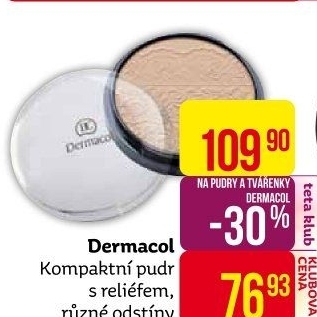 Pudr s reliéfem krajky Dermacol