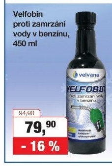 Aditivum do benzínu Velfobin Velvana